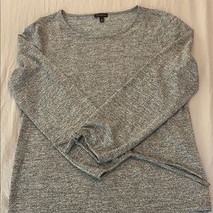 Talbots Heather Gray Knit Top